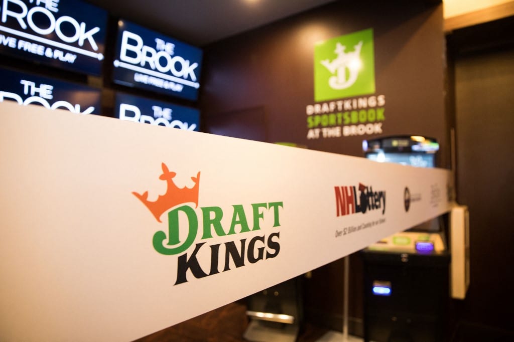 signage draftkings sportsbook ribbon new hampshire