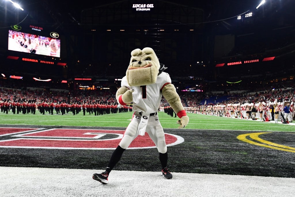 Georgia Bulldogs mascot college football