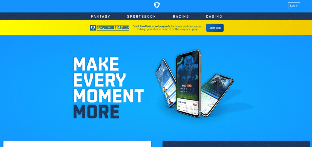 FanDuel official website screenshot