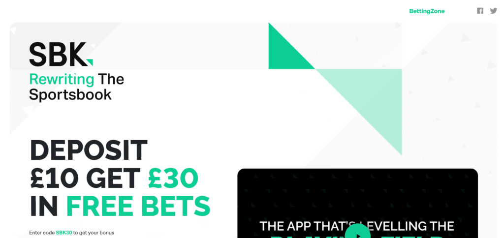 SBK official website screenshot