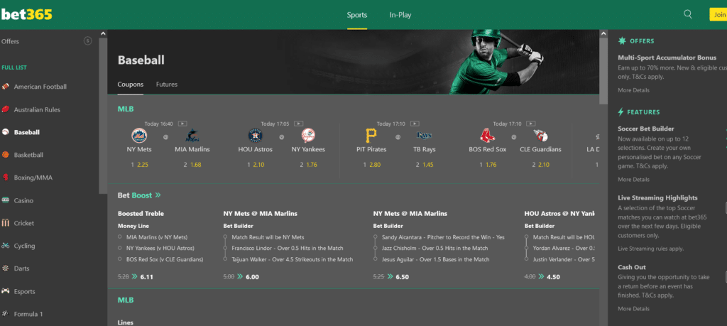 bet365 official website screenshot