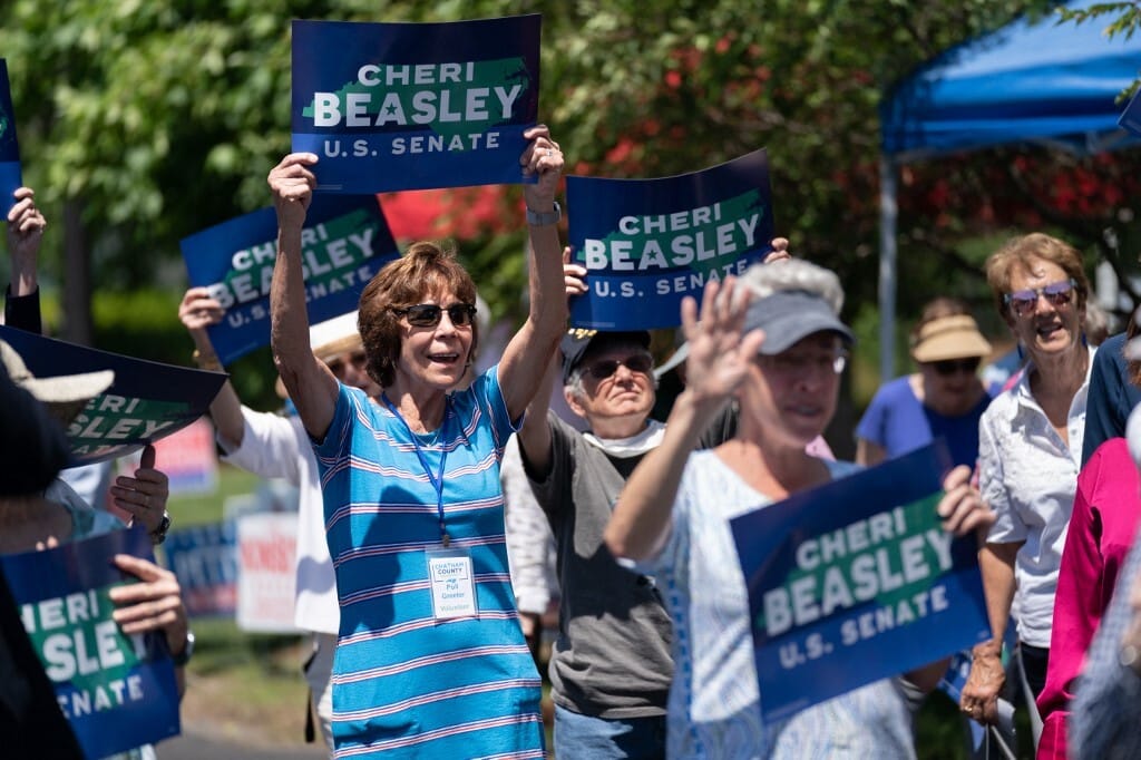 North Carolina Democratic Senate candidate Cheri Beasley