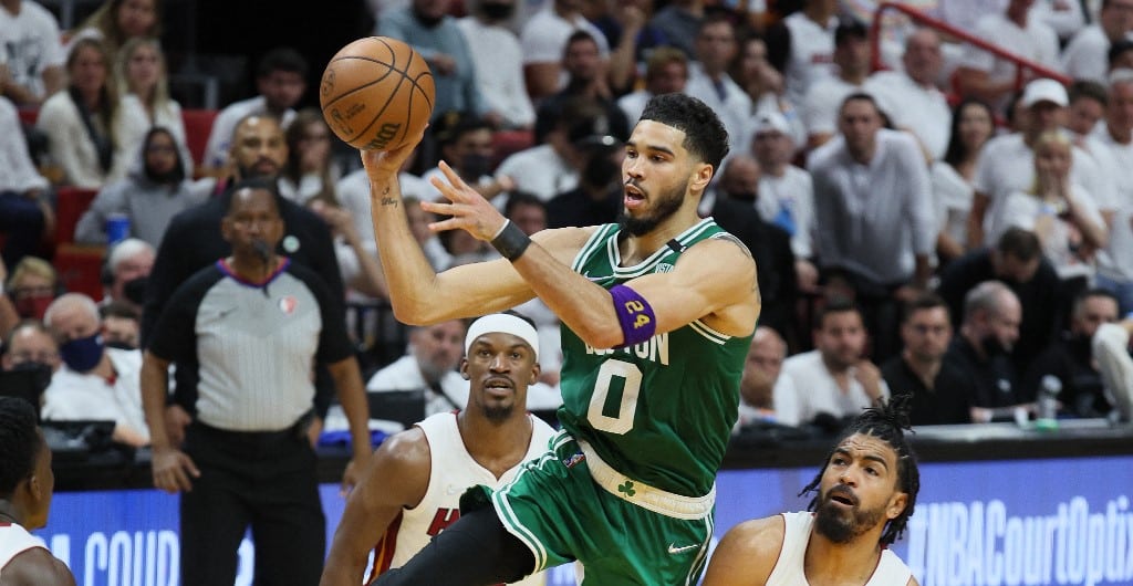Celtics’ Jayson Tatum in the NBA Playoffs.