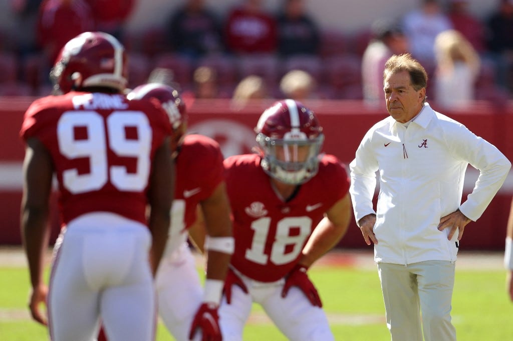 Nick Saban Alabama Crimson Tide