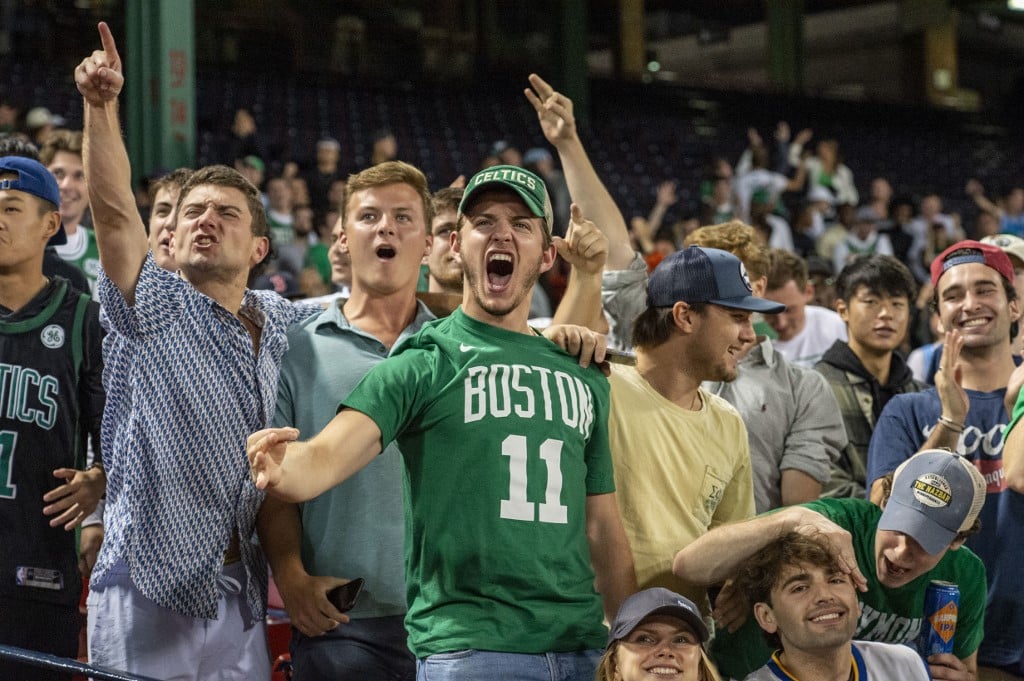 Boston Celtics fans NBA Finals Massachusetts