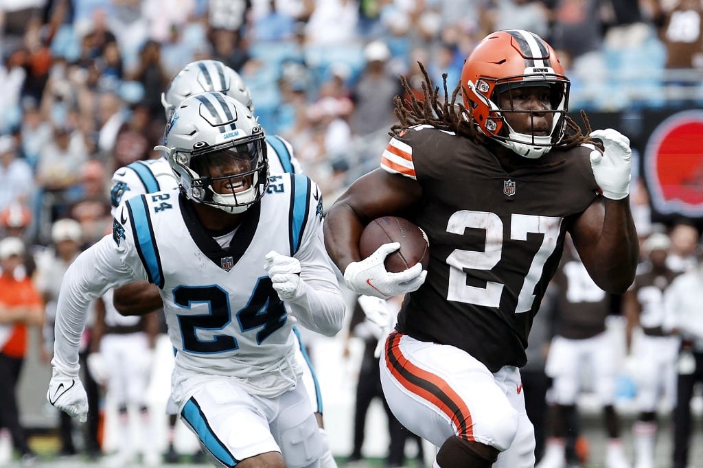carolina panthers versus the cleveland browns