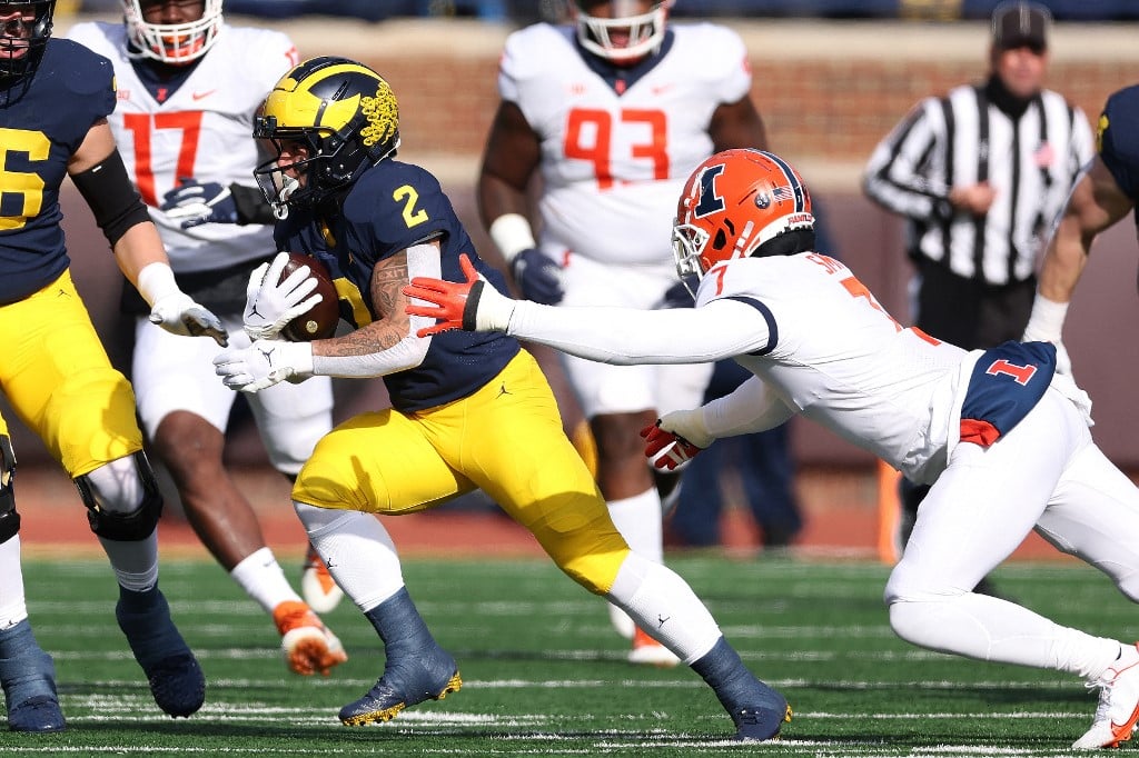 Blake Corum Michigan Wolverines v Ilinois Fighting Illini