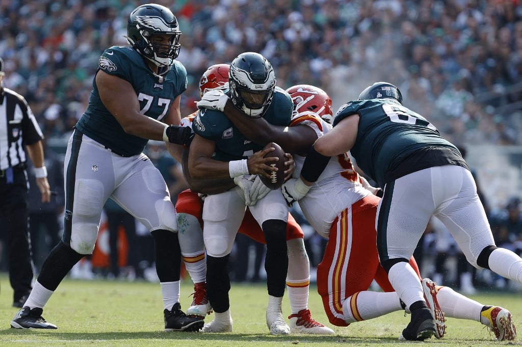 Jalen Hurts Philadelphia Eagles vs Kansas City Chiefs