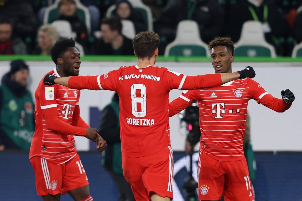 Bayern Munich Kingsley Coman Leon Goretzka Alphonso Davies