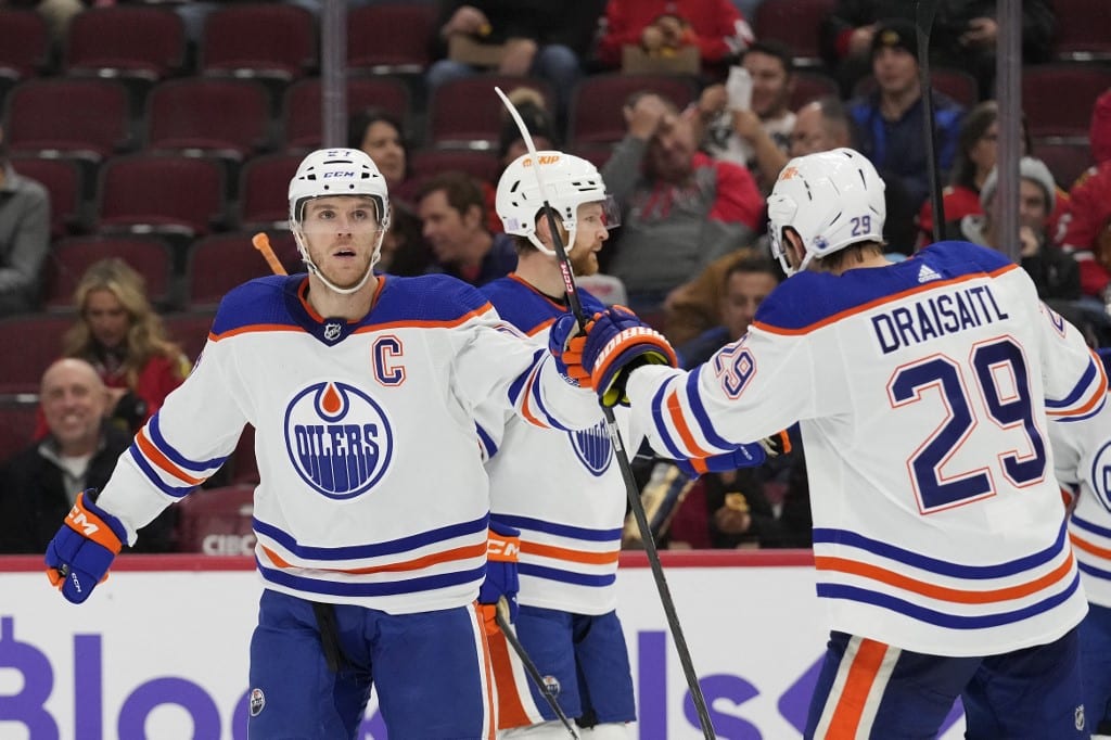 Connor McDavid Edmonton Oilers Leon Draisaitl