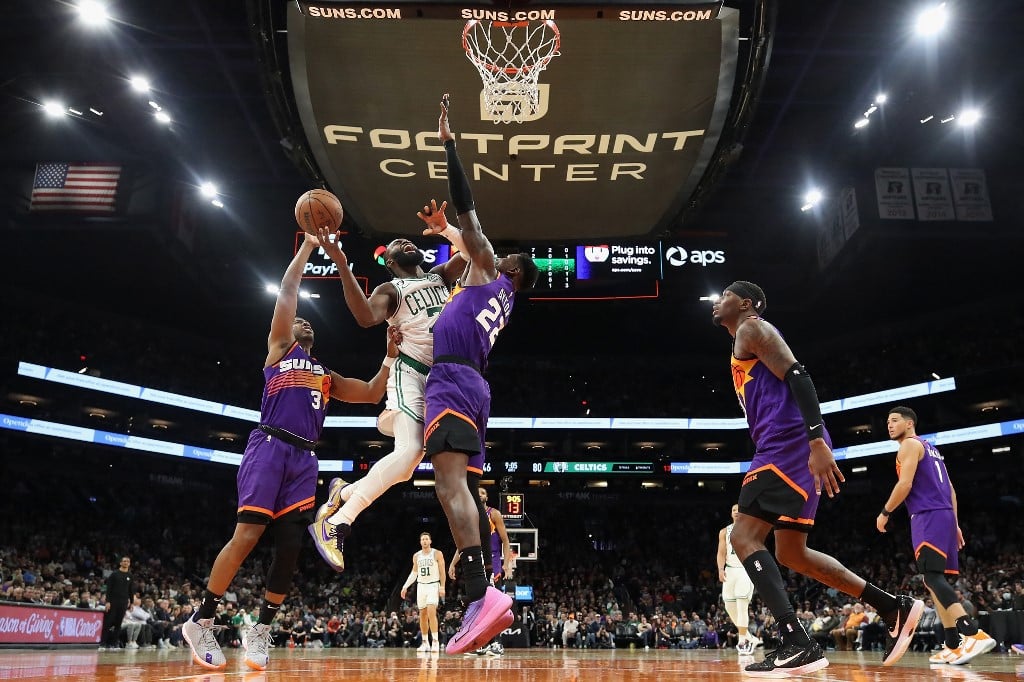 Jaylen Brown Boston Celtics Chris Paul Phoenix Suns