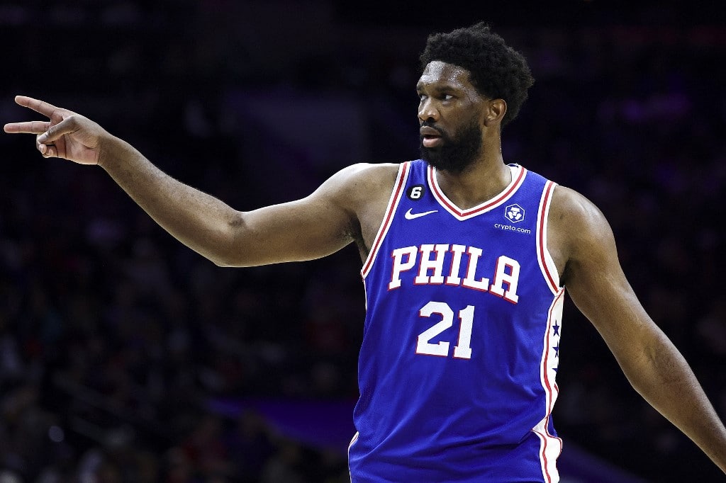 Joel Embiid Philadelphia 76ers vs Indiana Pacers