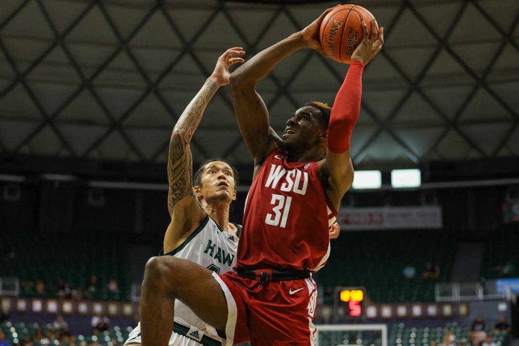 Kymany Houinsou Washington State Cougars Hawaii Rainbow Warriors