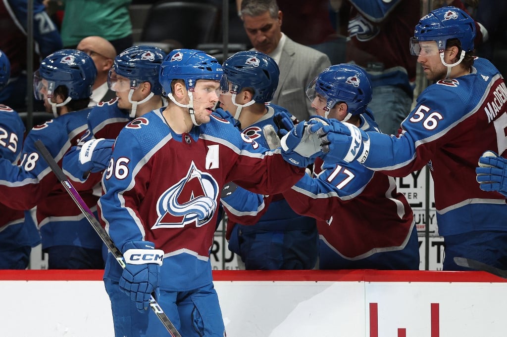 Mikko Rantanen Colorado Avalanche vs Anaheim Ducks