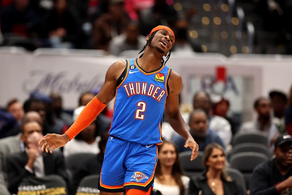 Shai Gilgeous-Alexander Oklahoma City Thunder vs Washington Wizards