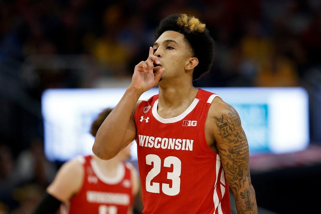 Chucky Hepburn Wisconsin Badgers vs Marquette