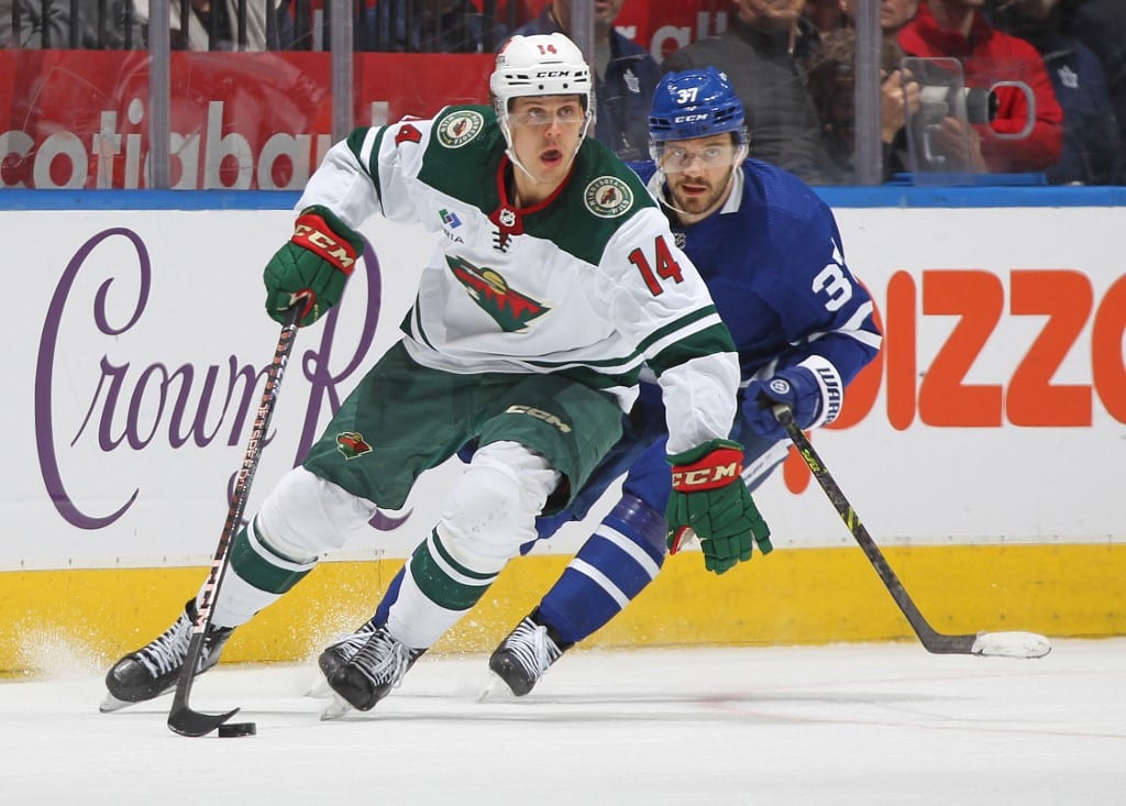 Joel Eriksson Ek Minnesota Wild Toronto Maple Leafs