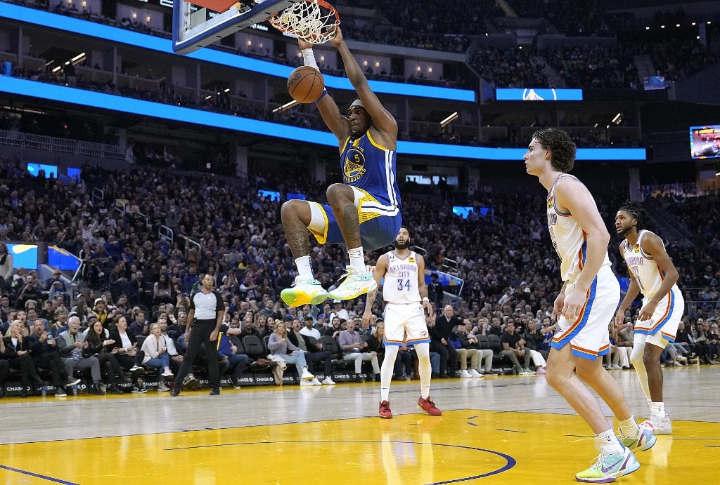 Kevon Looney Golden State Warriors Oklahoma City Thunder