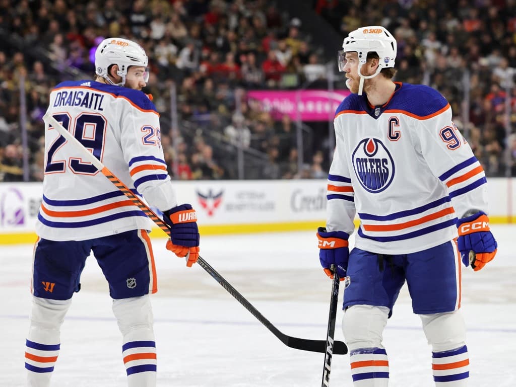 Leon Draisaitl Connor McDavid Edmonton Oilers