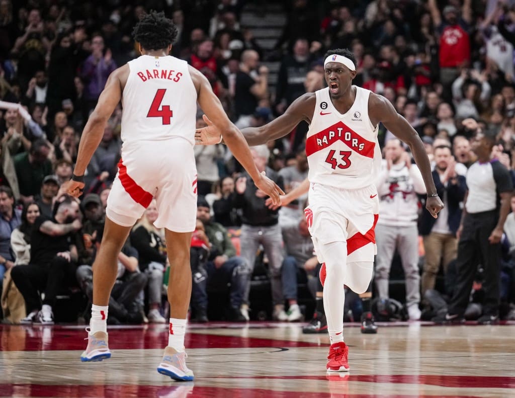 Pascal Siakam Scottie Barnes Toronto Raptors