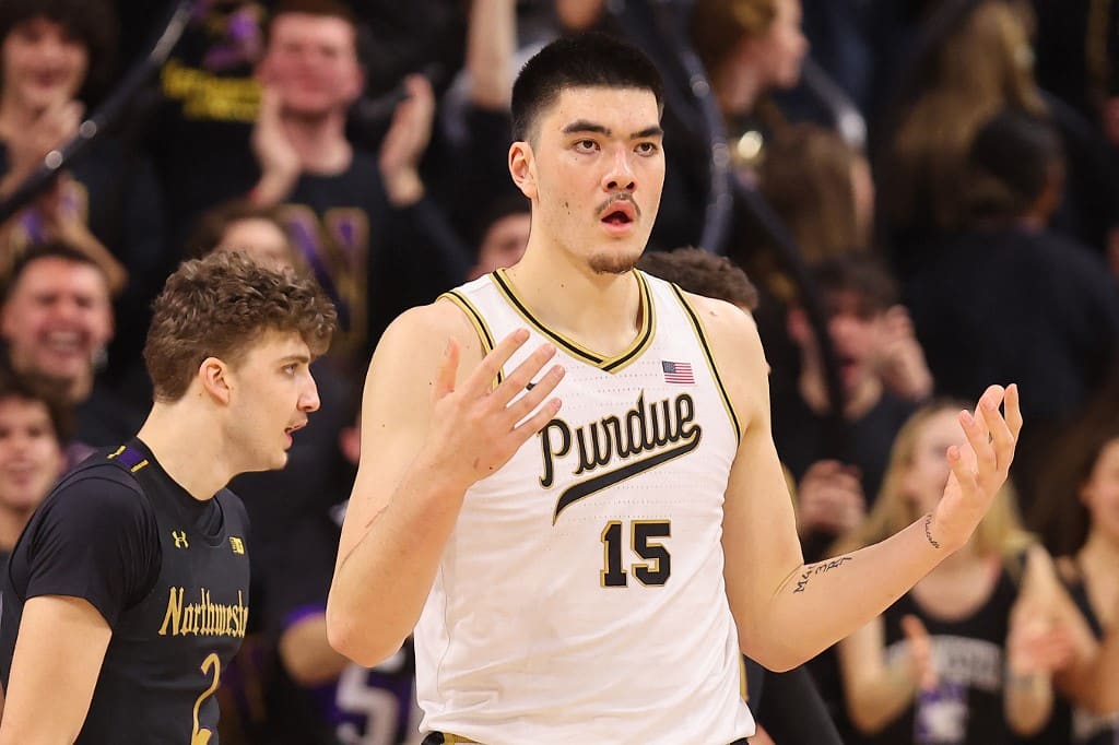 Zach Edey Purdue Boilermakers v Northwestern Wildcats