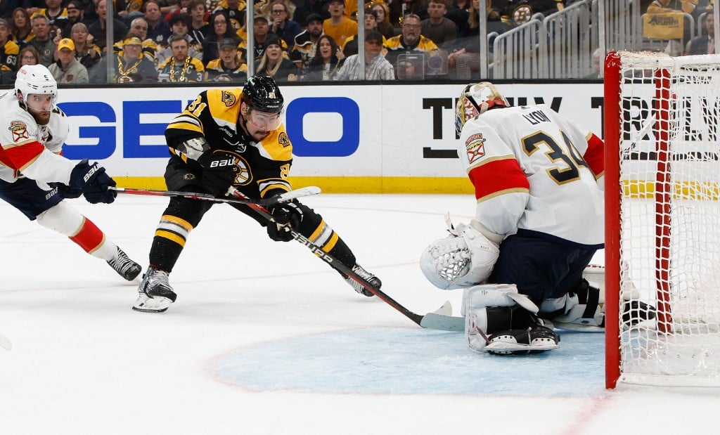 Dmitry Orlov Boston Bruins Alex Lyon Florida Panthers