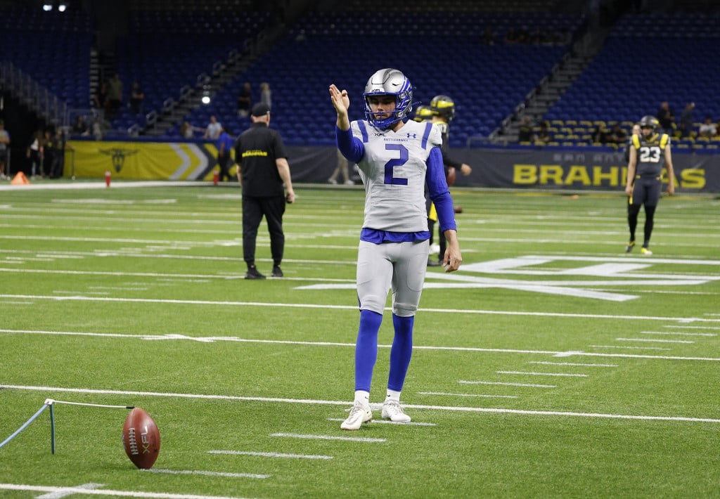 Donny Hageman St. Louis Battlehawks Kick Xfl