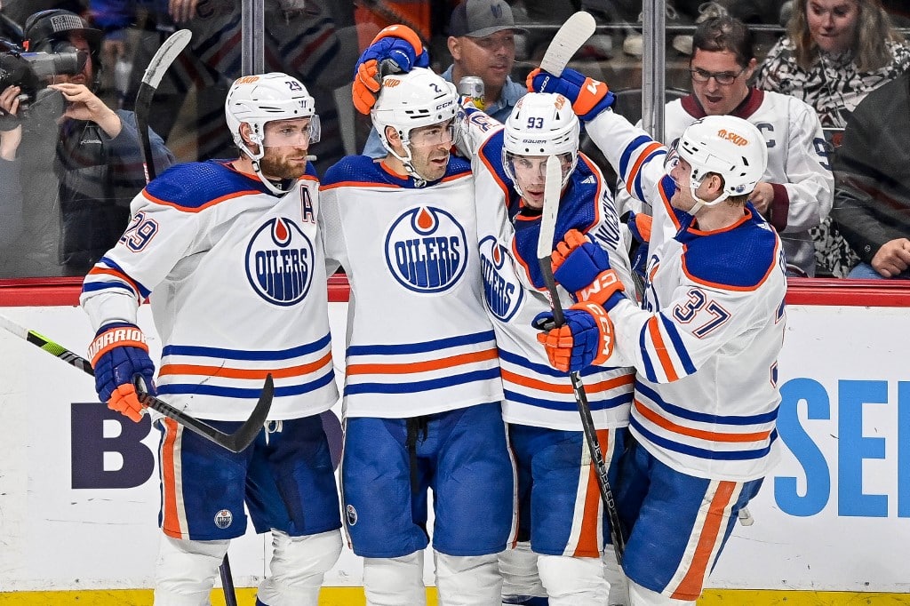 Edmonton Oilers Leon Draisaitl Colorado Avalanche