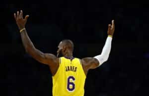 Lebron James Los Angeles Lakers v Memphis Grizzlies