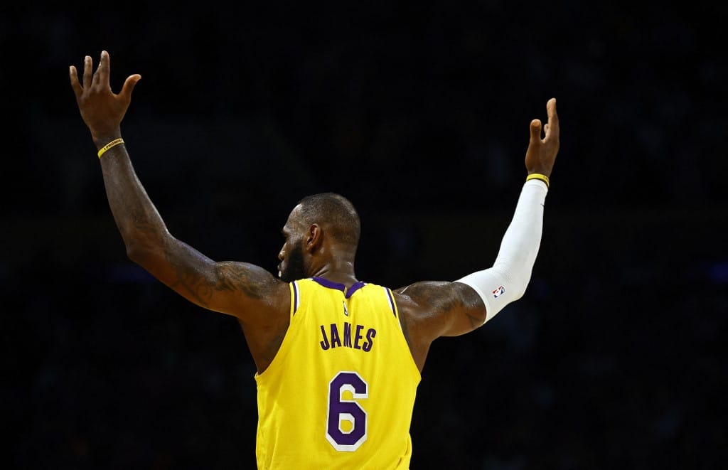 Lebron James Los Angeles Lakers v Memphis Grizzlies