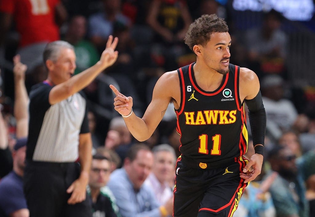 Trae Young Atlanta Hawks Boston Celtics