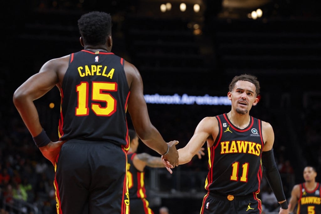 Trae Young Clint Capela Atlanta Hawks