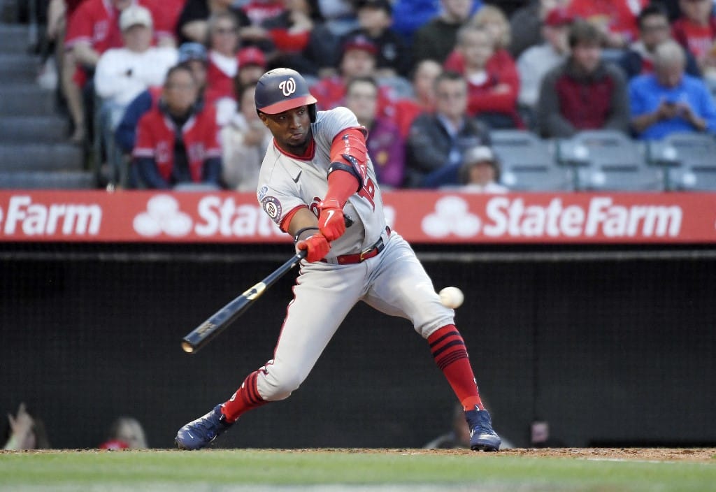 Victor Robles Washington Nationals Los Angeles Angels