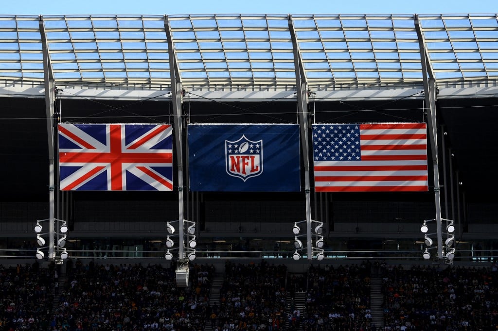 NFL London international series US flag