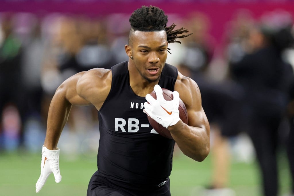 Bijan Robinson Texas NFL Combine Lucas Oil Stadium