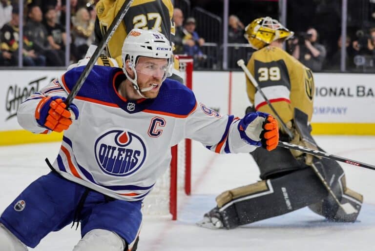 Connor Mcdavid Edmonton Oilers Golden Knights