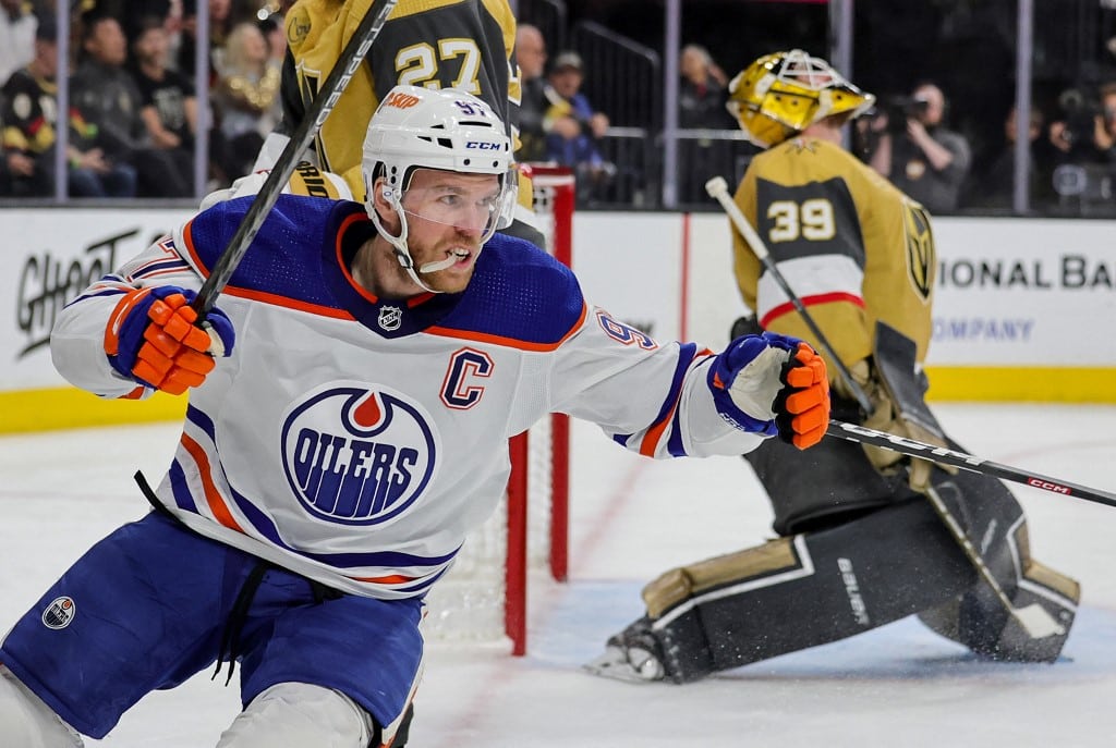 Connor Mcdavid Edmonton Oilers Golden Knights