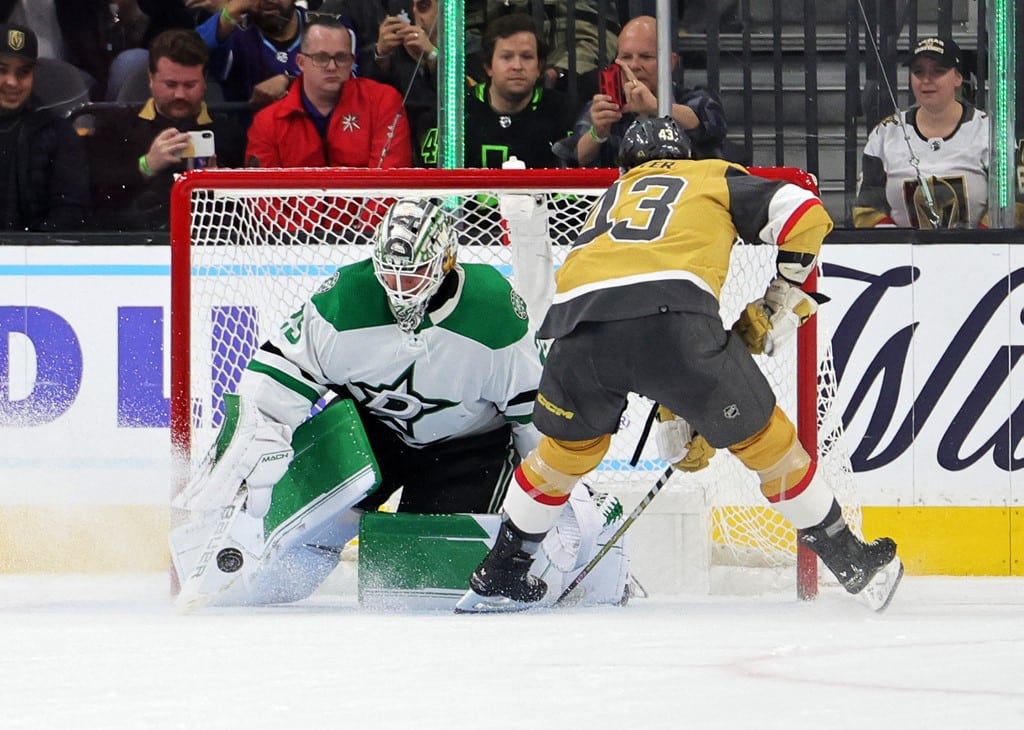 Jake Oettinger Dallas Stars Vegas Golden Knights