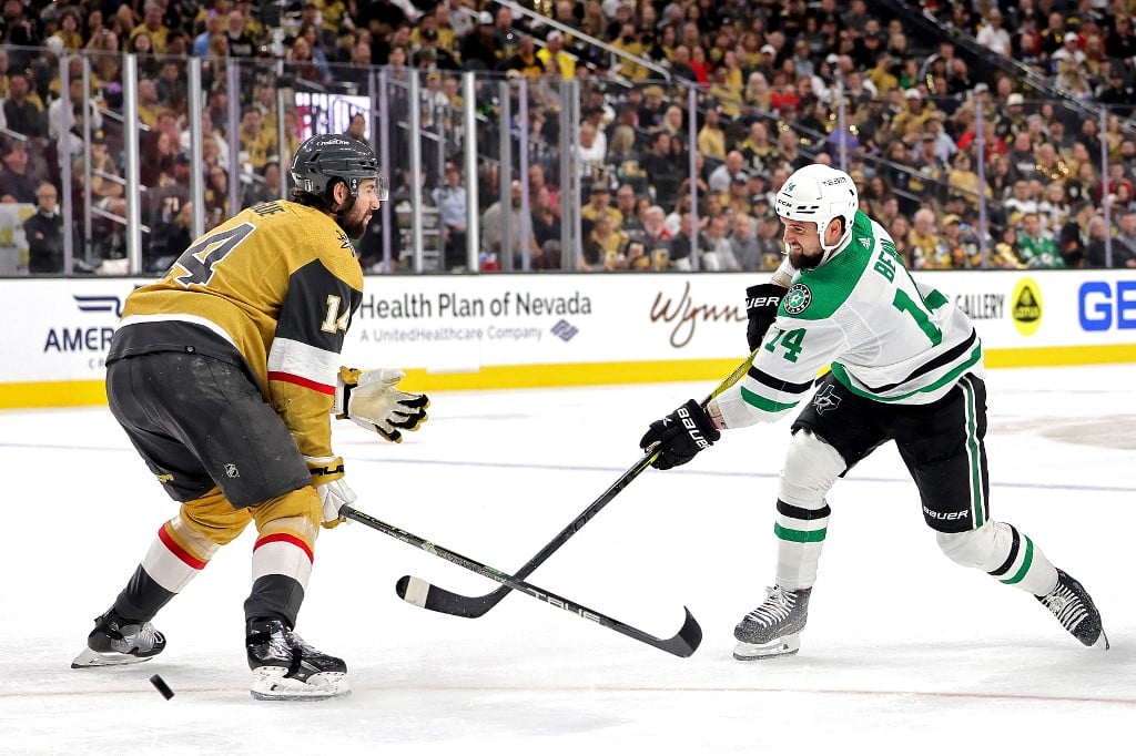 Jamie Benn Dallas Stars Nicolas Hague Golden Knights