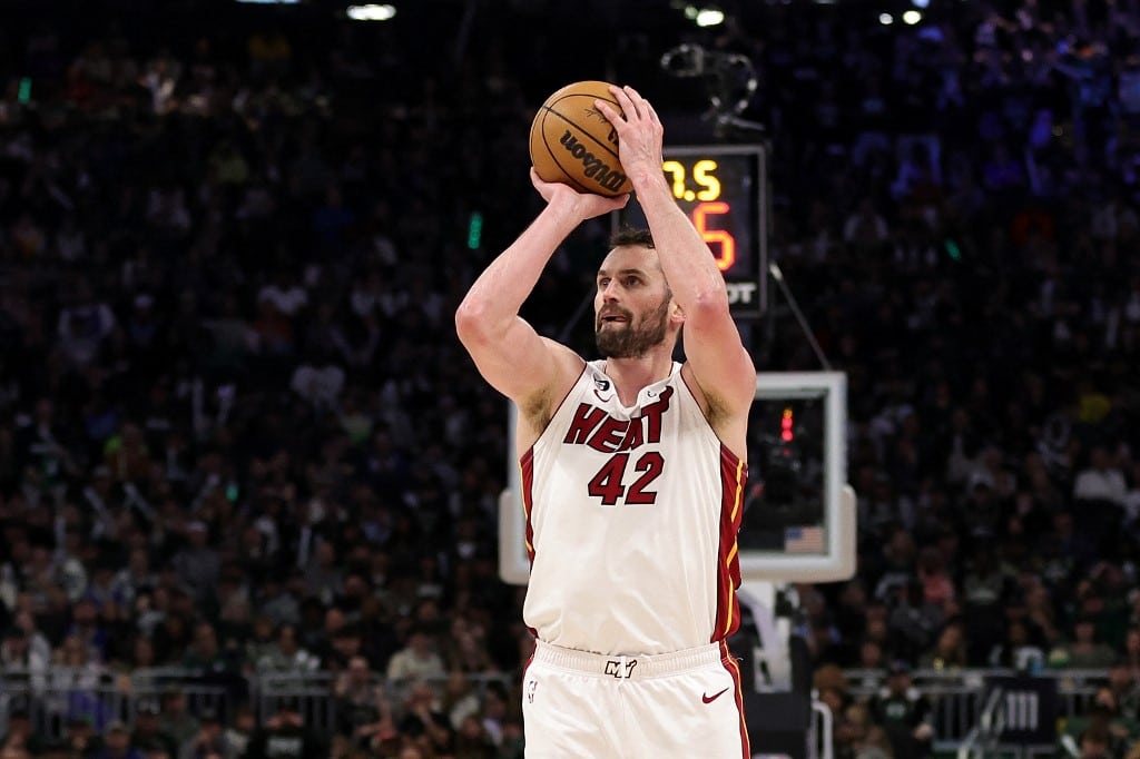 Kevin Love Miami Heat v Milwaukee Bucks