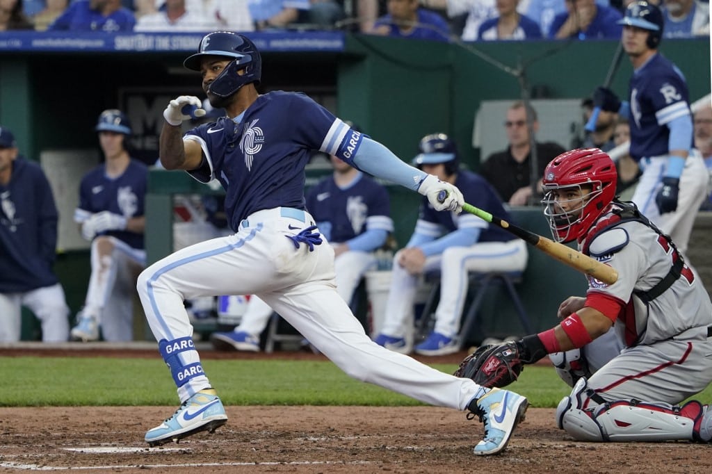 Maikel Garcia Kansas City Royals at Bat