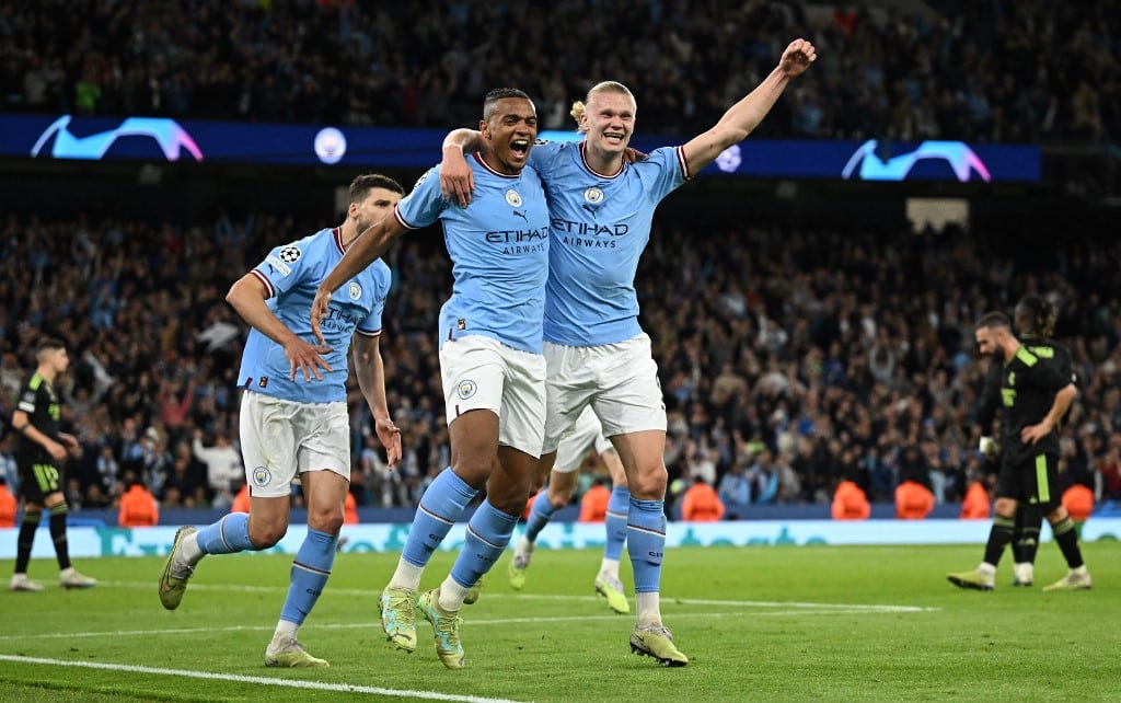 Manchester City Celebrates vs Real Madrid