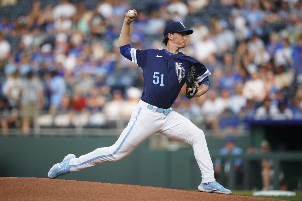 Brady Singer Kansas City Royals Los Angeles Angels