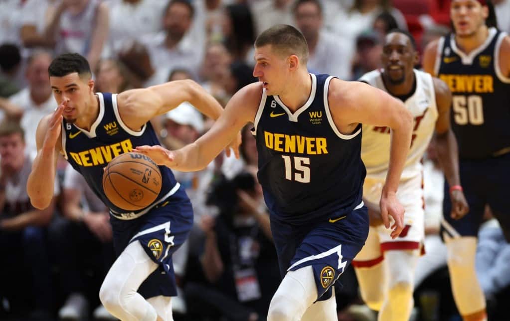 Nikola Jokic Denver Nuggets Miami Heat