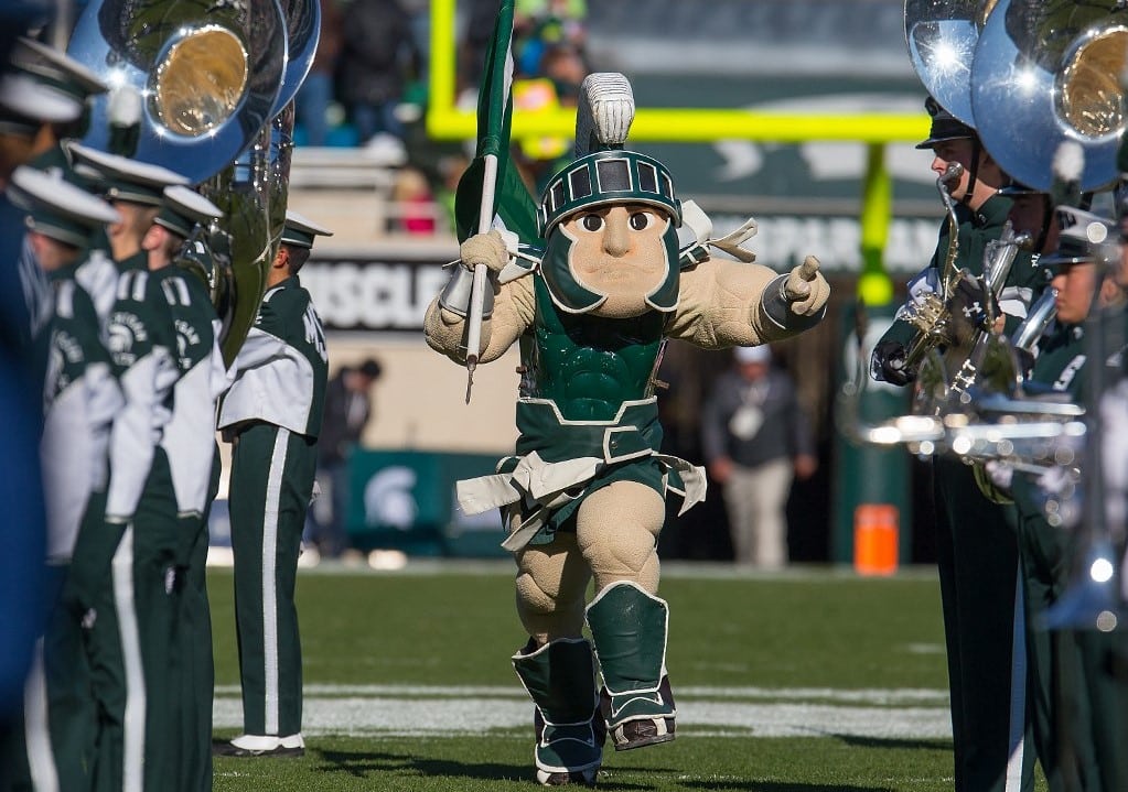 Sparty Michigan State Spartans Mascot College Football
