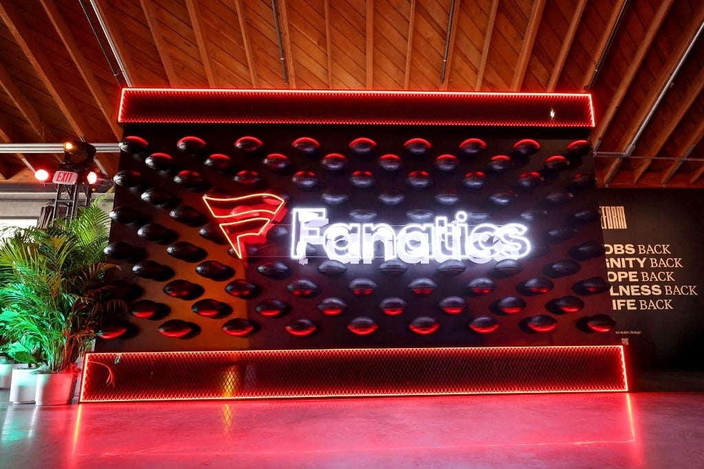 Fanatics Logo at Super Bowl Party