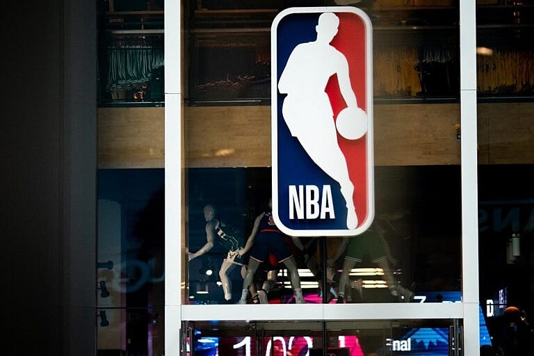 NBA Logo 5th Avenue Store New York City