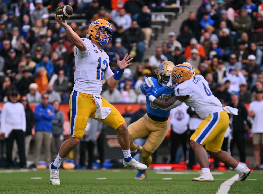 Quarterback Nick Patti Pittsburgh Panthers UCLA Bruins