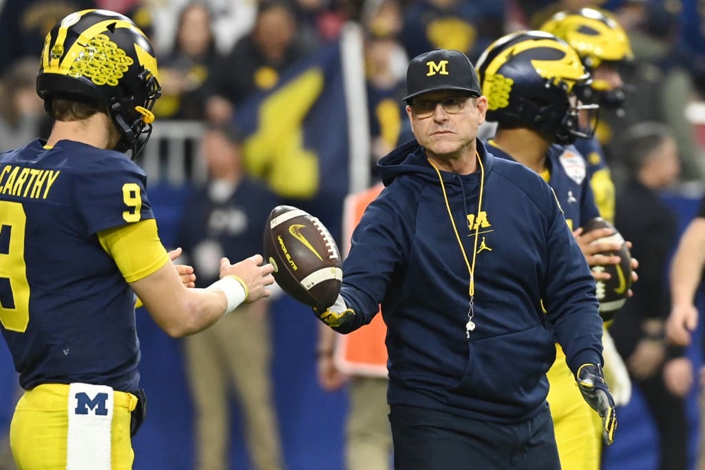 Jim Harbaugh Michigan Wolverines college football