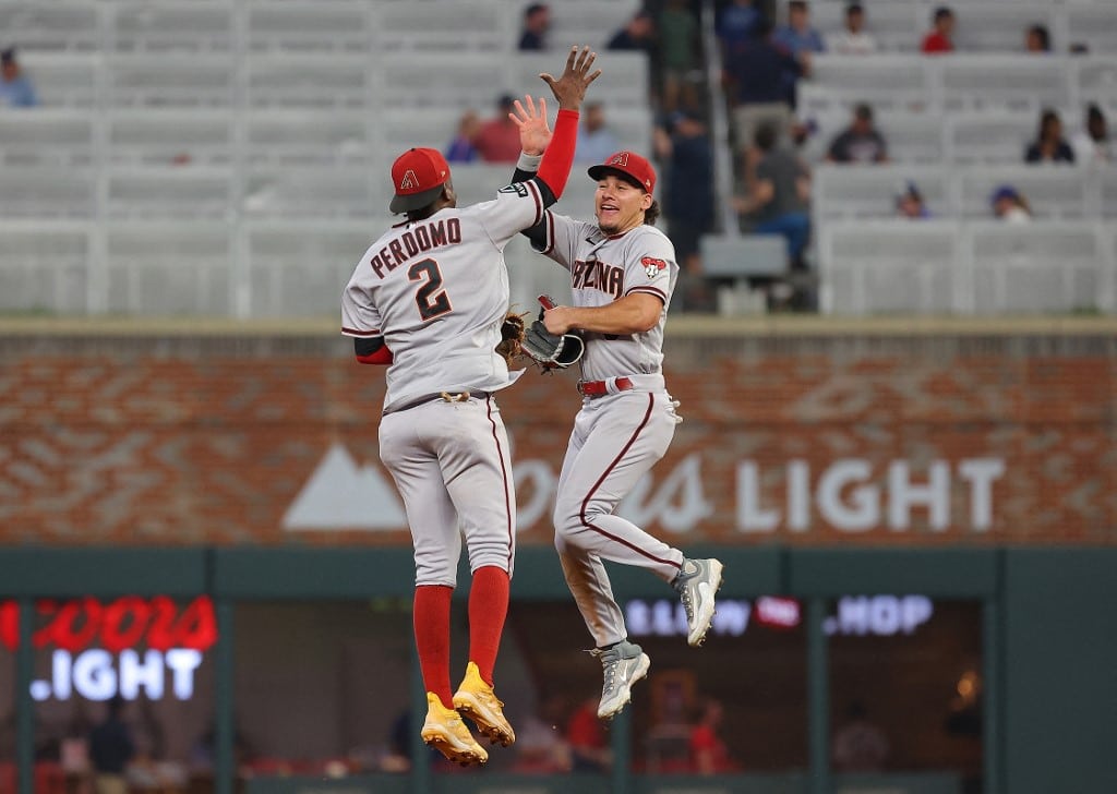 Alek Thomas Geraldo Perdomo Arizona Diamondbacks Atlanta Braves